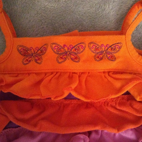 ⭐buy 2 get 1 free⭐ colorful summer baby ruffled romper - Picture 4 of 15